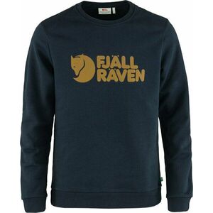 Fjällräven Logo Sweater M Dark Navy L Outdoorová mikina vyobraziť