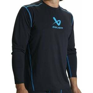 Bauer S22 Basics Long Sleeve Base Layer Top YTH YTH Hokejové termoprádlo a ribano vyobraziť