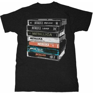 Metallica Tričko Cassette Unisex Black L vyobraziť