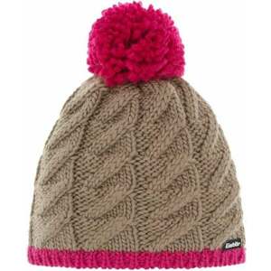 Eisbär Asteria Pompon Kids Beanie Beige/Pink UNI Lyžiarska čiapka vyobraziť