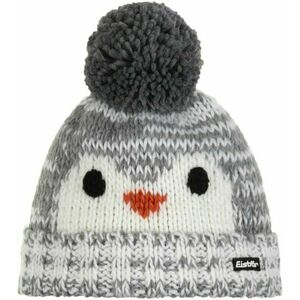 Eisbär Rico Pompon Kids Beanie Grey/White/Red/Grey UNI Lyžiarska čiapka vyobraziť