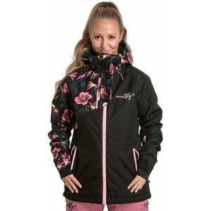 Meatfly Deborah SNB & Ski Jacket Hibiscus Black S Lyžiarska bunda vyobraziť