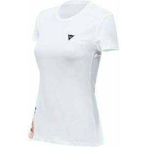 Dainese T-Shirt Logo Lady White/Black L Tričko vyobraziť