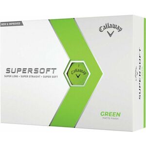 Callaway Supersoft 2023 Green Golfové lopty vyobraziť