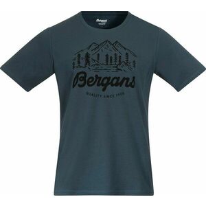 Bergans Classic V2 Tee Men Orion Blue S Tričko vyobraziť