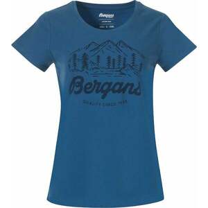 Bergans Classic V2 Tee Women North Sea Blue XS Tričko vyobraziť