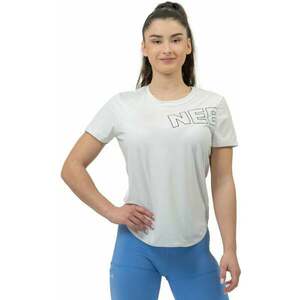 Nebbia FIT Activewear Functional T-shirt with Short Sleeves White M Fitness tričko vyobraziť