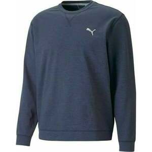 Puma Cloudspun Heather Crewneck Navy Blazer Heather S Sveter vyobraziť