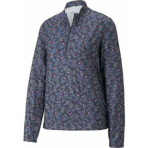 Puma Micro Floral Cloudspun 1/4 Zip Navy Blazer M Mikina vyobraziť