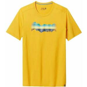 Smartwool Mountain Horizon Graphic Short Sleeve Tee Honey Gold L Tričko vyobraziť