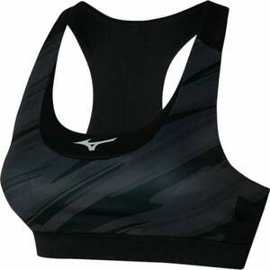 Mizuno Alpha Graphic Bra Black L Bežecká podprsenka vyobraziť