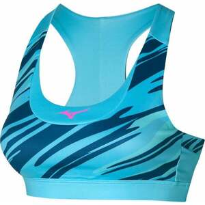 Mizuno Alpha Graphic Bra Maui Blue L Bežecká podprsenka vyobraziť