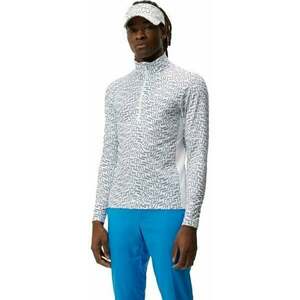 J.Lindeberg Luke Print Half Zip Mid Layer White Outline Bridge Swirl XL Mikina vyobraziť