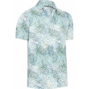 Callaway Mens Abstract Artisan Print Bright White L Polo košeľa vyobraziť