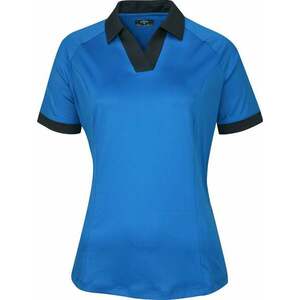 Callaway Womens Short Sleeve V-Placket Colourblock Blue Sea Star L Polo košeľa vyobraziť