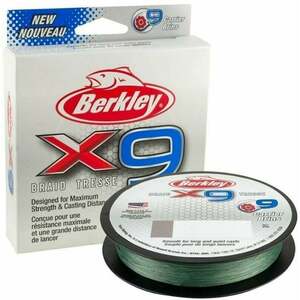 Berkley x9 Braid Low Vis Green 0, 25 mm 150 m 27, 0 kg Šnúra vyobraziť