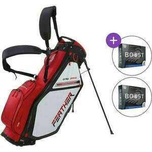 Big Max Dri Lite Feather SET Stand Bag Red/Black/White vyobraziť