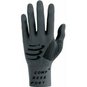 Compressport 3D Thermo Gloves Asphalte/Black Bežecké rukavice vyobraziť