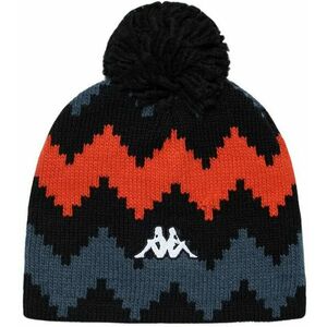 Kappa 6Cento Pomok G Beanie Black/Grey Asphalt/Orange Smutty Graphic 04 Lyžiarska čiapka vyobraziť