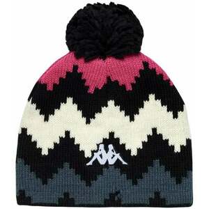 Kappa 6Cento Pomok G Beanie Black/Fuchsia Purple/White/Grey Asphalt Graphic 05 Lyžiarska čiapka vyobraziť