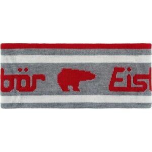 Eisbär Chantini STB Headband Grey/White/Red UNI Čelenka vyobraziť