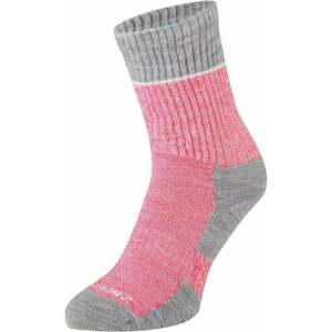 Sealskinz Thurton Solo QuickDry Mid Length Sock Pink/Light Grey Marl/Cream M Cyklo ponožky vyobraziť