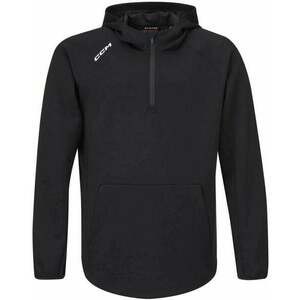 CCM Locker Room 1/4 Zip Black Mikina s kapucňou M vyobraziť