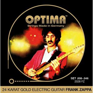 Optima 2028.FZ 24K Gold Strings Frank Zappa Signature Struny pre elektrickú gitaru vyobraziť