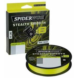 SpiderWire Stealth® Smooth8 x8 PE Braid Hi-Vis Yellow 0, 15 mm 150 m 16, 5 kg-36 lbs Šnúra vyobraziť