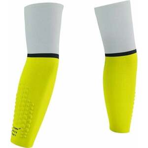 Compressport Ultralight White/Safety Yellow T2 Bežecké návleky na ruky vyobraziť