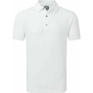 Footjoy Raker Print Lisle White XL Polo košeľa vyobraziť