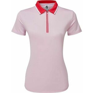 Footjoy Colour Block Lisle Pink/Red L Polo košeľa vyobraziť