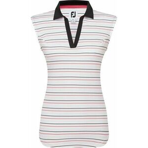 Footjoy Sleeveless Striped Lisle Black M Polo košeľa vyobraziť