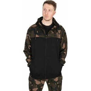 Fox Fishing Mikina LW Black/Camo Split Zip Hoody - S vyobraziť