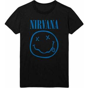 Nirvana Tričko Blue Happy Face Unisex Black XL vyobraziť