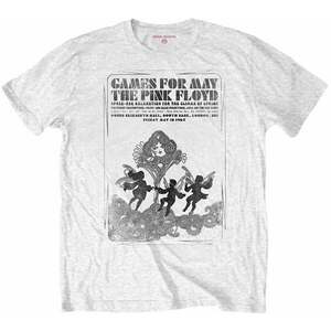 Pink Floyd Tričko Games For May B&W Unisex White L vyobraziť