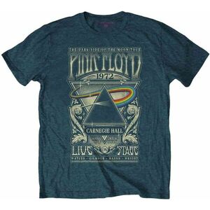 Pink Floyd Tričko Carnegie Hall Poster Unisex Denim Blue 2XL vyobraziť