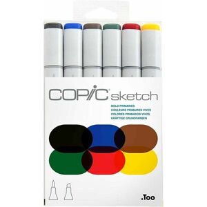 Copic Sketch Fixky Bold Primaries 6 ks vyobraziť