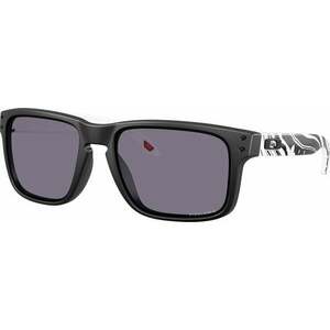 Oakley Holbrook 9102Z555 Matte Black/White/Prizm Grey Lifestyle okuliare vyobraziť