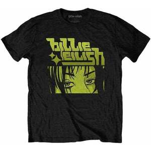 Billie Eilish Tričko Anime Logo Unisex Black 2XL vyobraziť