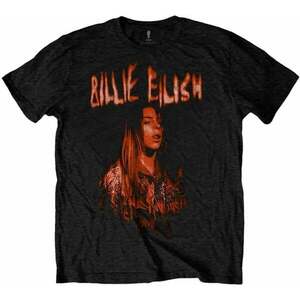 Billie Eilish Tričko Spooky Logo Unisex Black 2XL vyobraziť