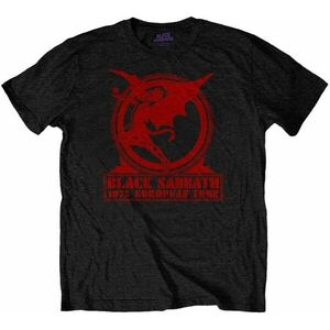 Black Sabbath Tričko Europe '75 Unisex Black L vyobraziť