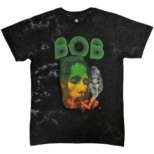 Bob Marley Tričko Smoke Gradient Unisex Dip-Dye on Grey L vyobraziť