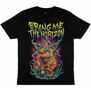 Bring Me The Horizon Tričko Smoking Dinosaur Unisex Black L vyobraziť