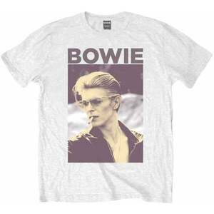 David Bowie Tričko Smoking Unisex White 2XL vyobraziť