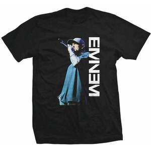 Eminem Tričko Mic. Pose Unisex Black 2XL vyobraziť