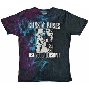 Guns N' Roses Tričko Use Your Illusion Monochrome Unisex Blue XL vyobraziť