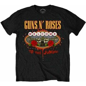 Guns N' Roses Tričko Welcome to the Jungle Unisex Black XL vyobraziť