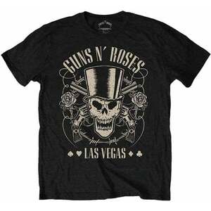 Guns N' Roses Tričko Top Hat, Skull & Pistols Las Vegas Unisex Black XL vyobraziť