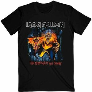 Iron Maiden Tričko Number Of The Beast Eddie Panel Burst Unisex Black 2XL vyobraziť